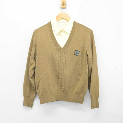 【中古】東京都 錦城高等学校 女子制服 2点 (ニット・シャツ) sf076148