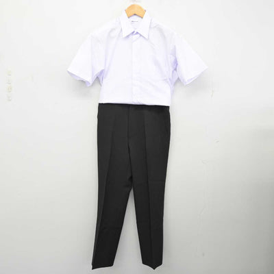 【中古】山形県 沖郷中学校 男子制服 2点 (シャツ・ズボン) sf076175