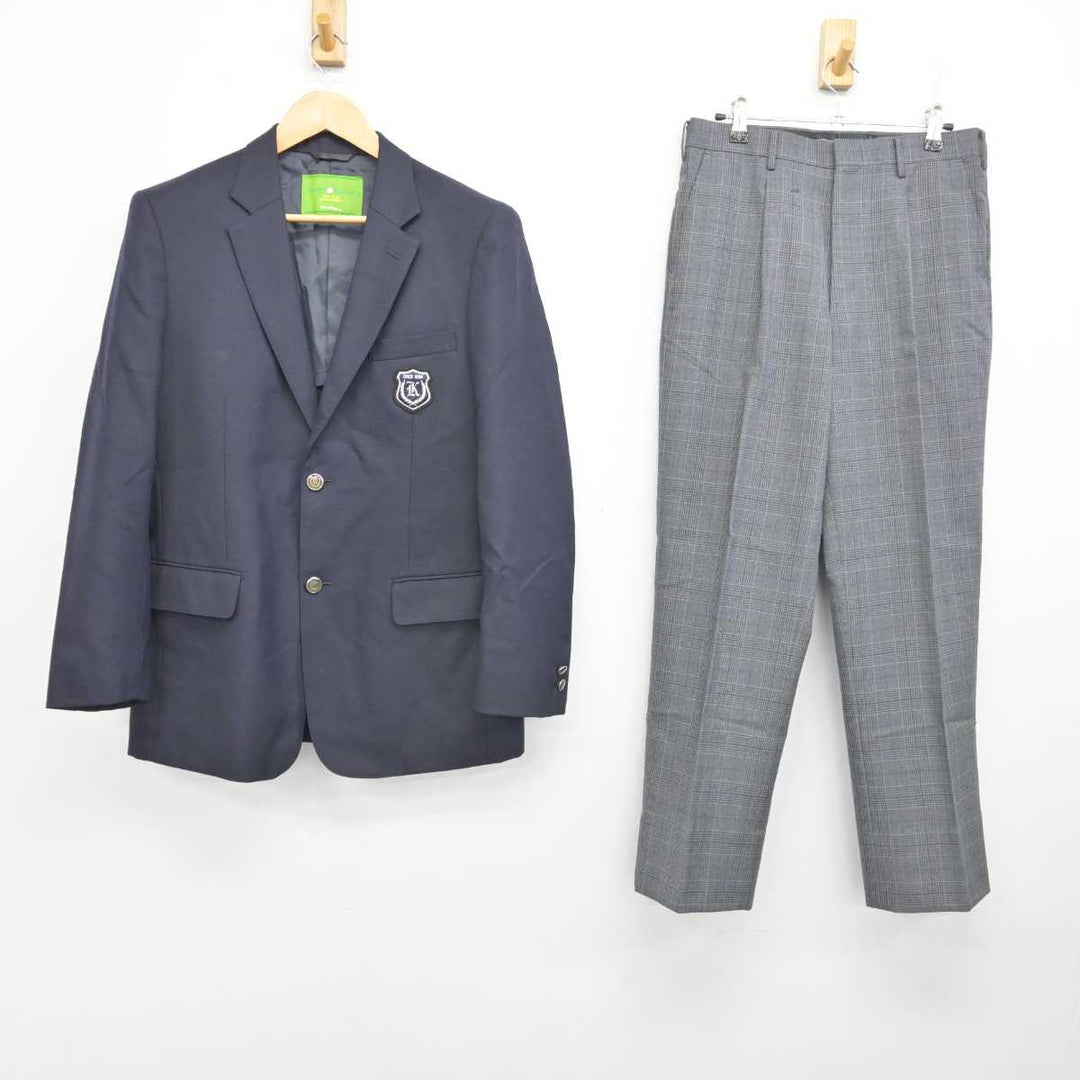 【中古】大阪府 向陽台高等学校 男子制服 3点 (ブレザー・ズボン) sf076202