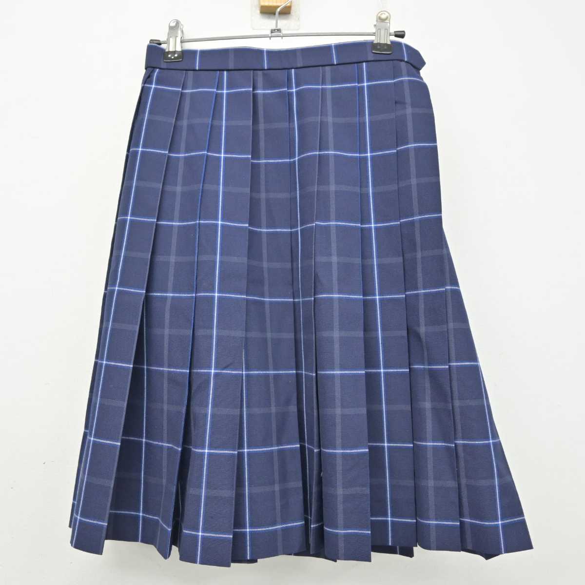 【中古】東京都 駒込学園駒込高等学校 女子制服 2点 (ニットベスト・スカート) sf076212