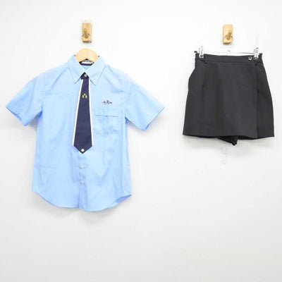 【中古】青森県 八戸理容美容専門学校 女子制服 2点 (シャツ・スカート) sf076219