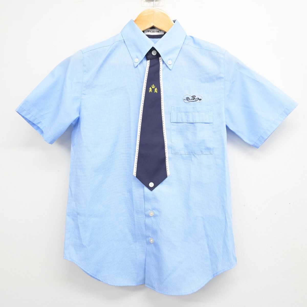 【中古】青森県 八戸理容美容専門学校 女子制服 2点 (シャツ・スカート) sf076219