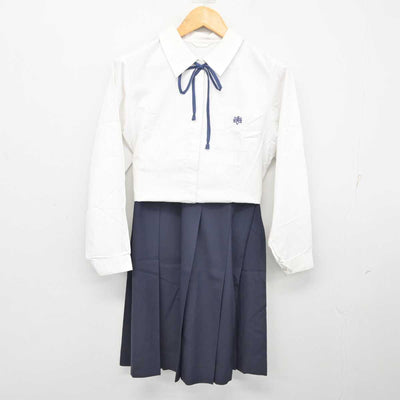 【中古】福岡県 久留米高等学校 女子制服 5点 (ブレザー・シャツ・スカート) sf076260