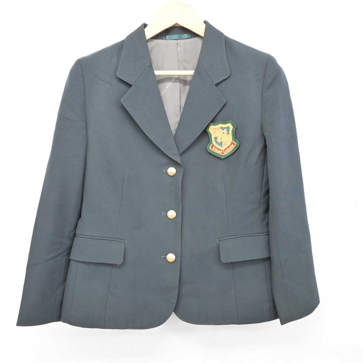 【中古】福岡県 西南学院高等学校 女子制服 3点 (ブレザー・スカート) sf076265