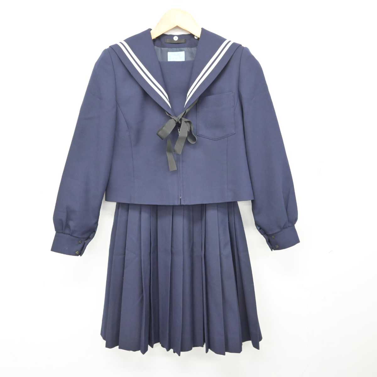 【中古】愛知県 大府中学校 女子制服 3点 (セーラー服・スカート) sf076274