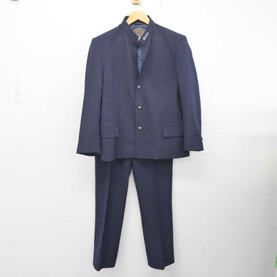 【中古】奈良県 帝塚山中学校・高等学校 男子制服 2点 (学ラン・ズボン) sf076287