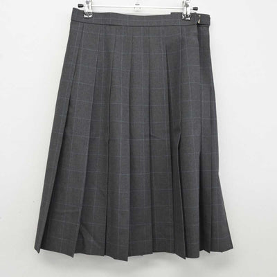 【中古】千葉県 東邦大学付属 東邦中学校・高等学校 女子制服 3点 (ニットベスト・シャツ・スカート) sf076290