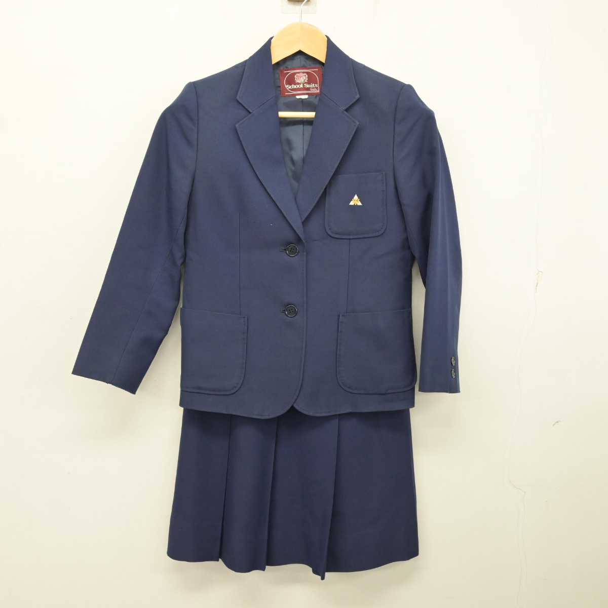 【中古】京都府 加茂川中学校/旧制服 女子制服 2点 (ブレザー・スカート) sf076316