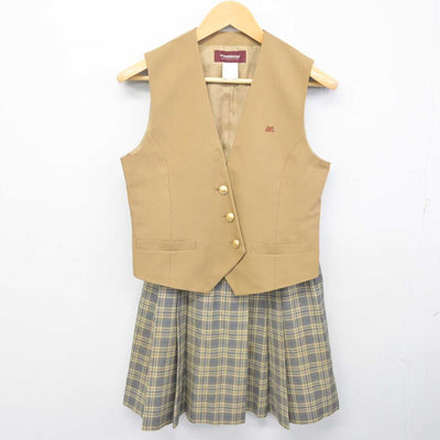 【中古】神奈川県 老松中学校 女子制服 4点 (ブレザー・ベスト・スカート) sf076333