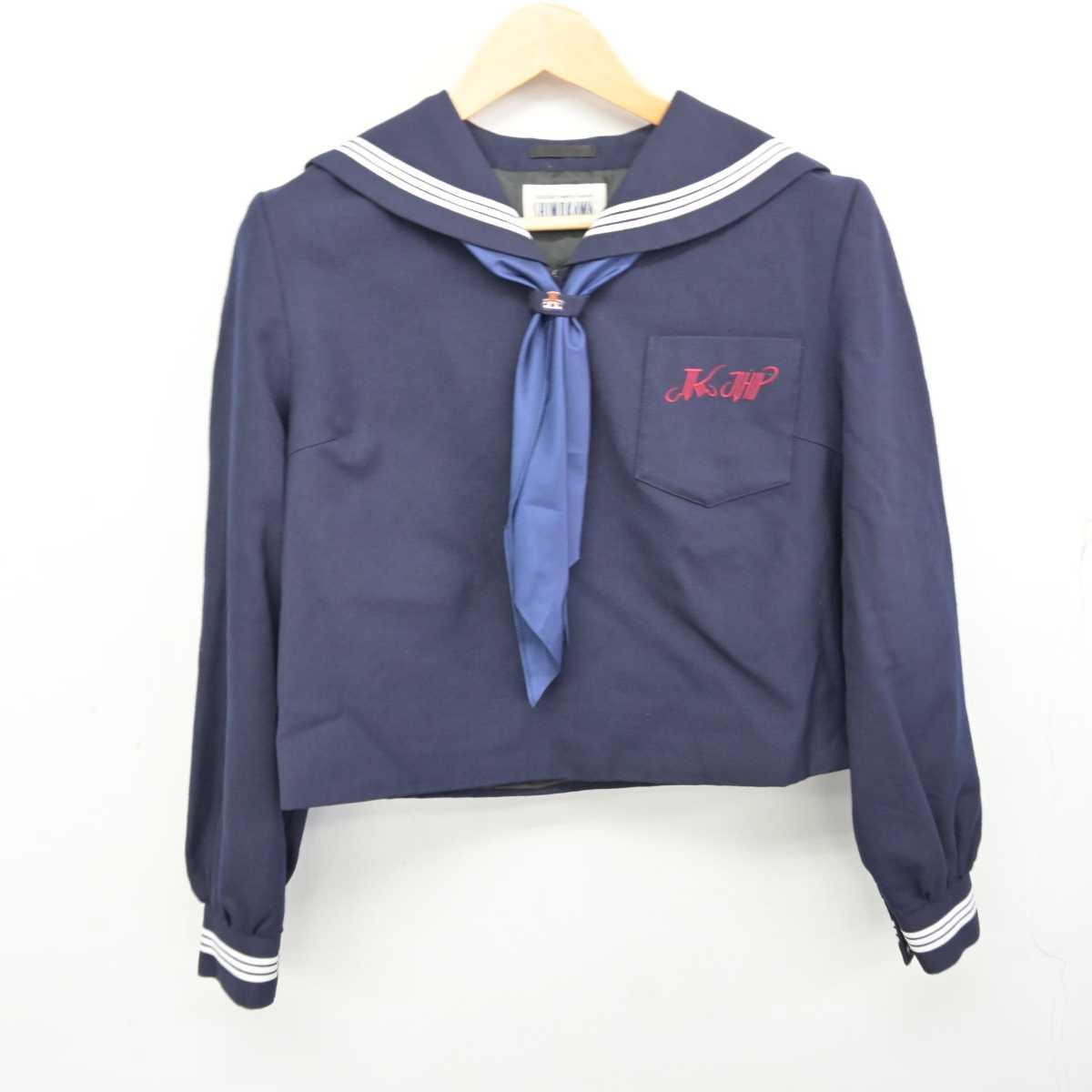 【中古】兵庫県 加古川東高等学校 女子制服 7点 (セーラー服・スカート) sf076359