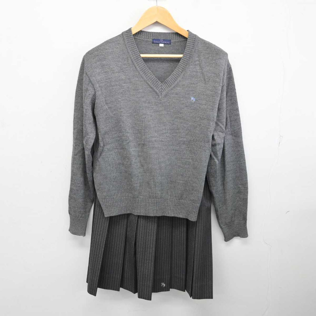 【中古】東京都 東久留米総合高等学校 女子制服 4点 (ブレザー・ニット・スカート) sf076387 | 中古制服通販パレイド