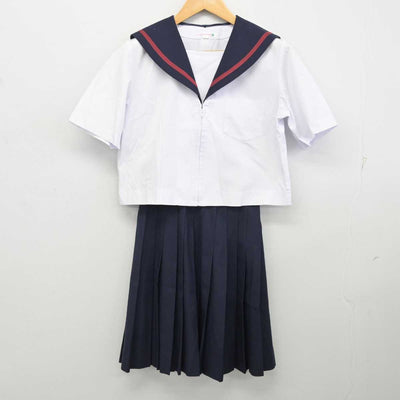 【中古】岐阜県 高富中学校 女子制服 2点 (セーラー服・スカート) sf076406