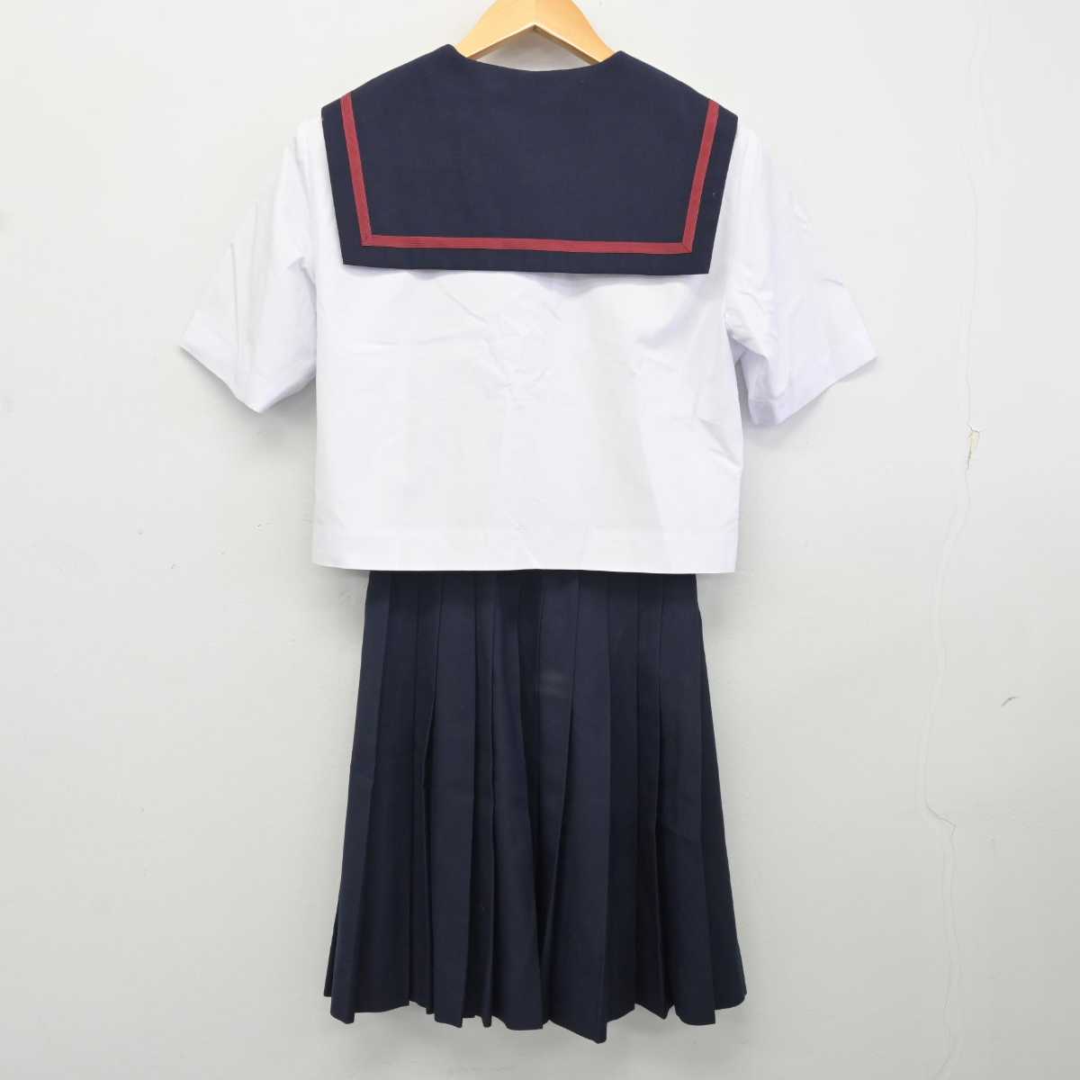 【中古】岐阜県 高富中学校 女子制服 2点 (セーラー服・スカート) sf076406