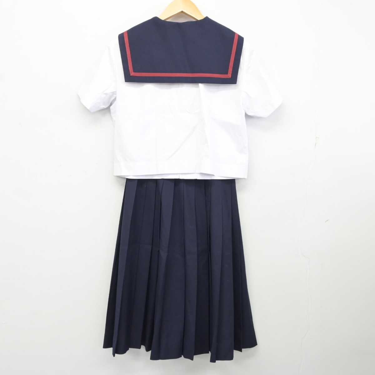 【中古】岐阜県 高富中学校 女子制服 2点 (セーラー服・スカート) sf076407