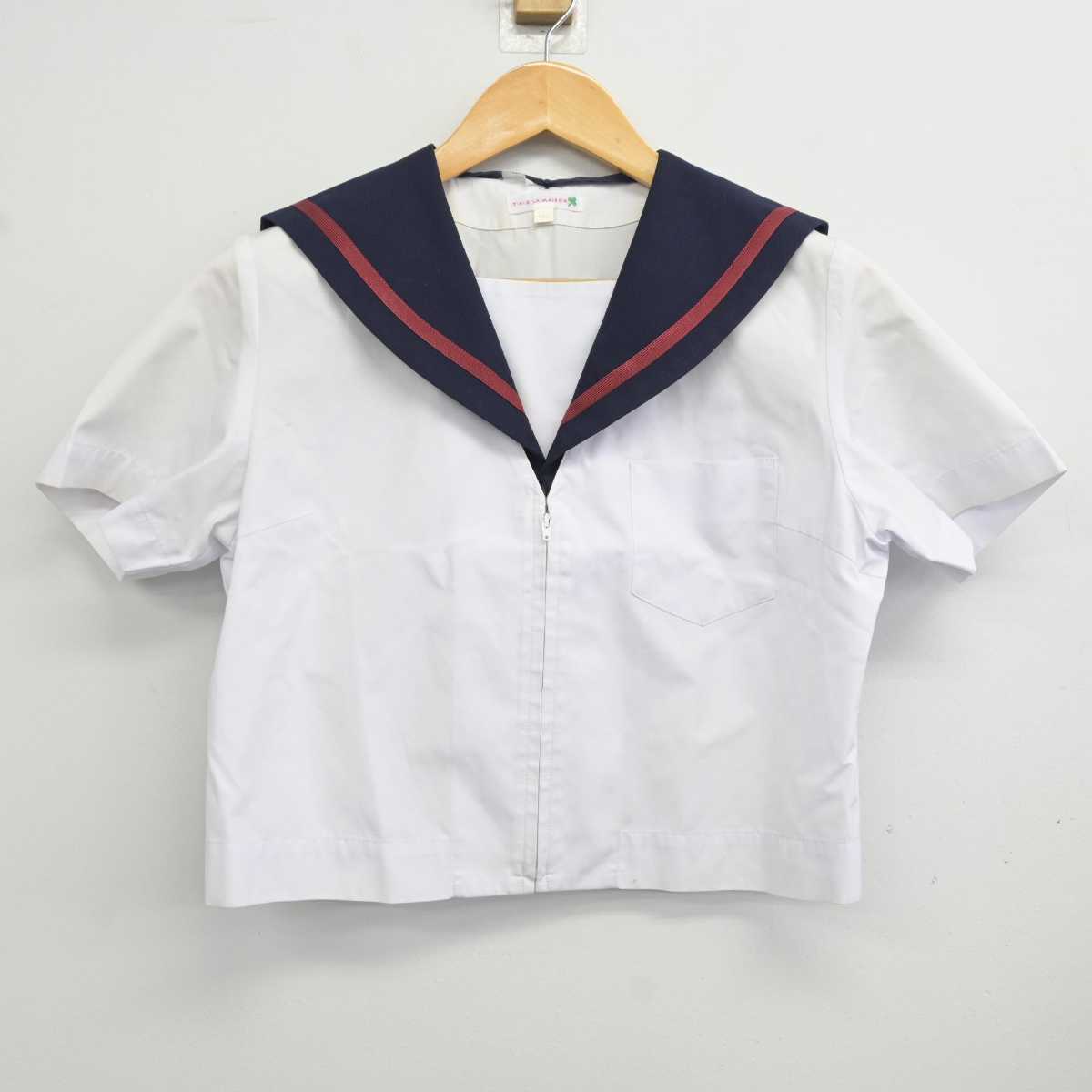 【中古】岐阜県 高富中学校 女子制服 2点 (セーラー服・スカート) sf076407