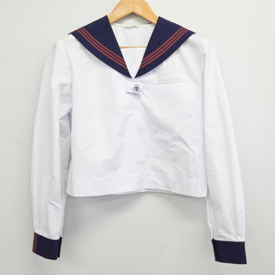 【中古】埼玉県 大成中学校 女子制服 3点 (セーラー服・セーラー服) sf076416