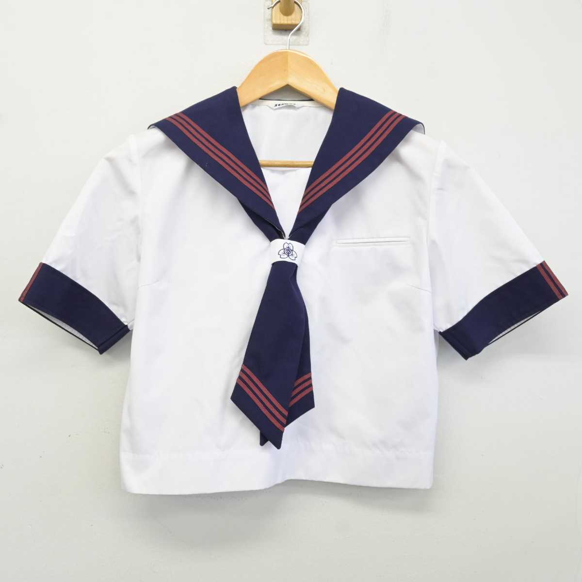 【中古】埼玉県 大成中学校 女子制服 3点 (セーラー服・セーラー服) sf076416