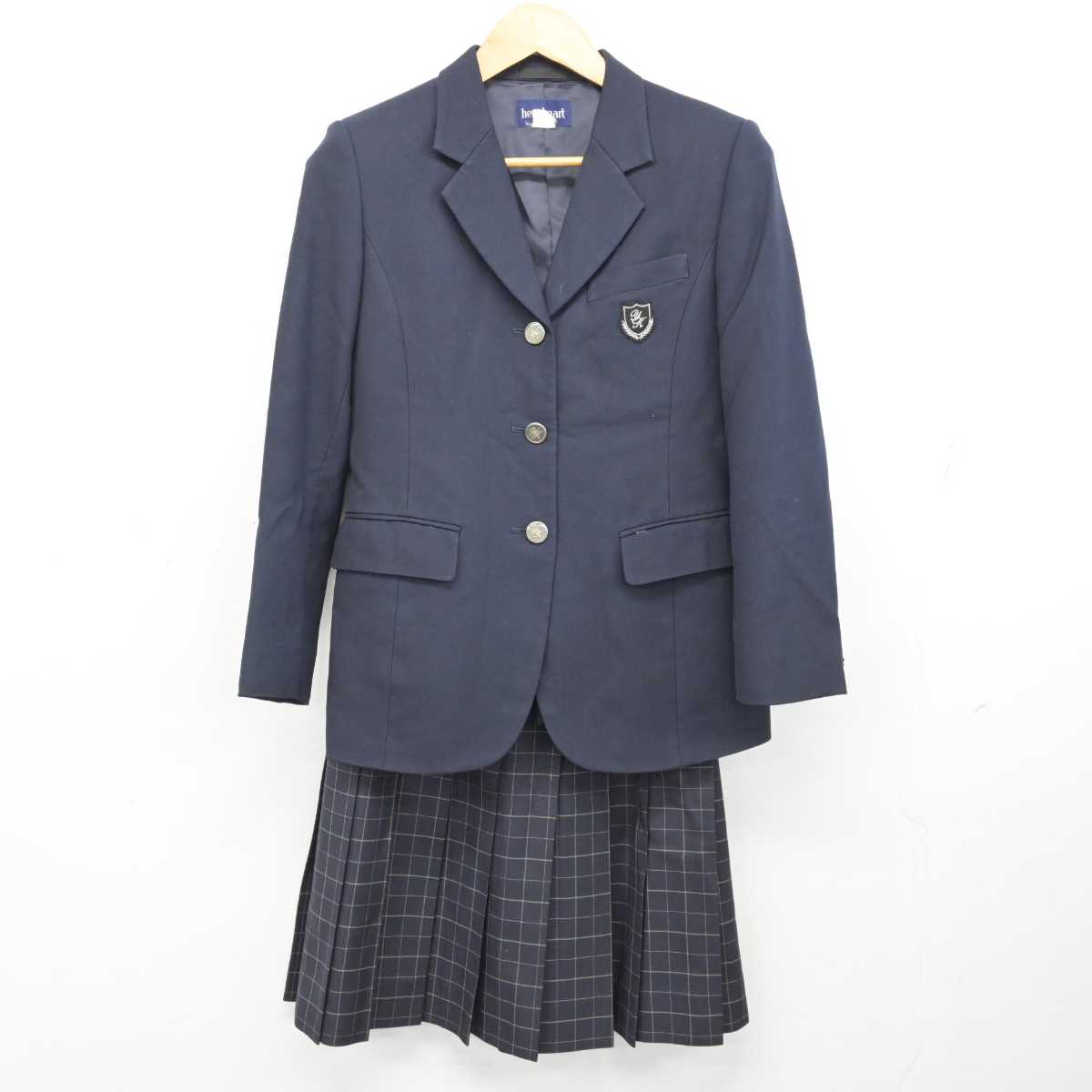 【中古】千葉県 四街道北高等学校 女子制服 2点 (ブレザー・スカート) sf076417