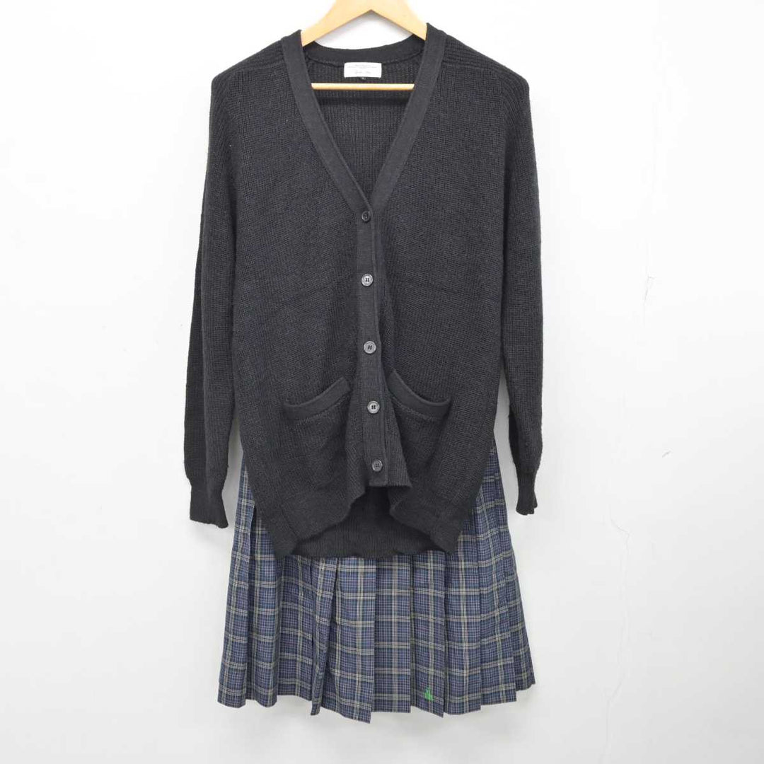 中古】福岡県 八女学院中学・高等学校 女子制服 2点 (ニット・スカート) sf076426 | 中古制服通販パレイド