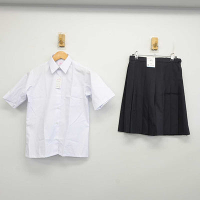 【中古】神奈川県 大和南高等学校 女子制服 3点 (シャツ・スカート) sf076430