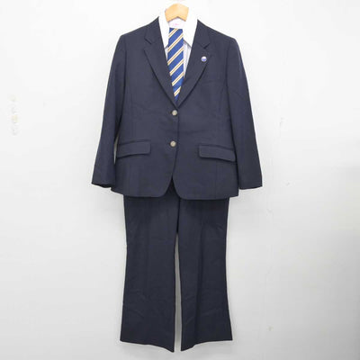 【中古】神奈川県 大和南高等学校 女子制服 6点 (ブレザー・シャツ・ズボン) sf076431