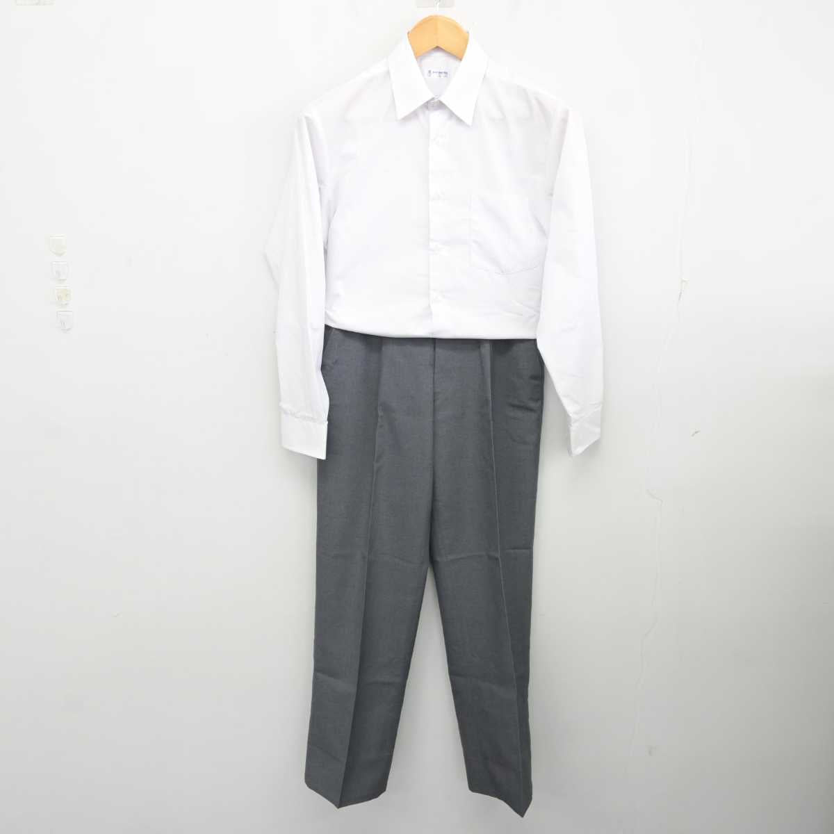 【中古】神奈川県 南林間中学校 男子制服 4点 (ブレザー・シャツ・ズボン) sf076439