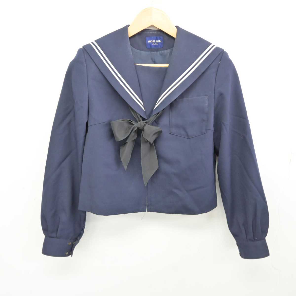 【中古】愛知県 竜海中学校 女子制服 3点 (セーラー服・スカート) sf076441