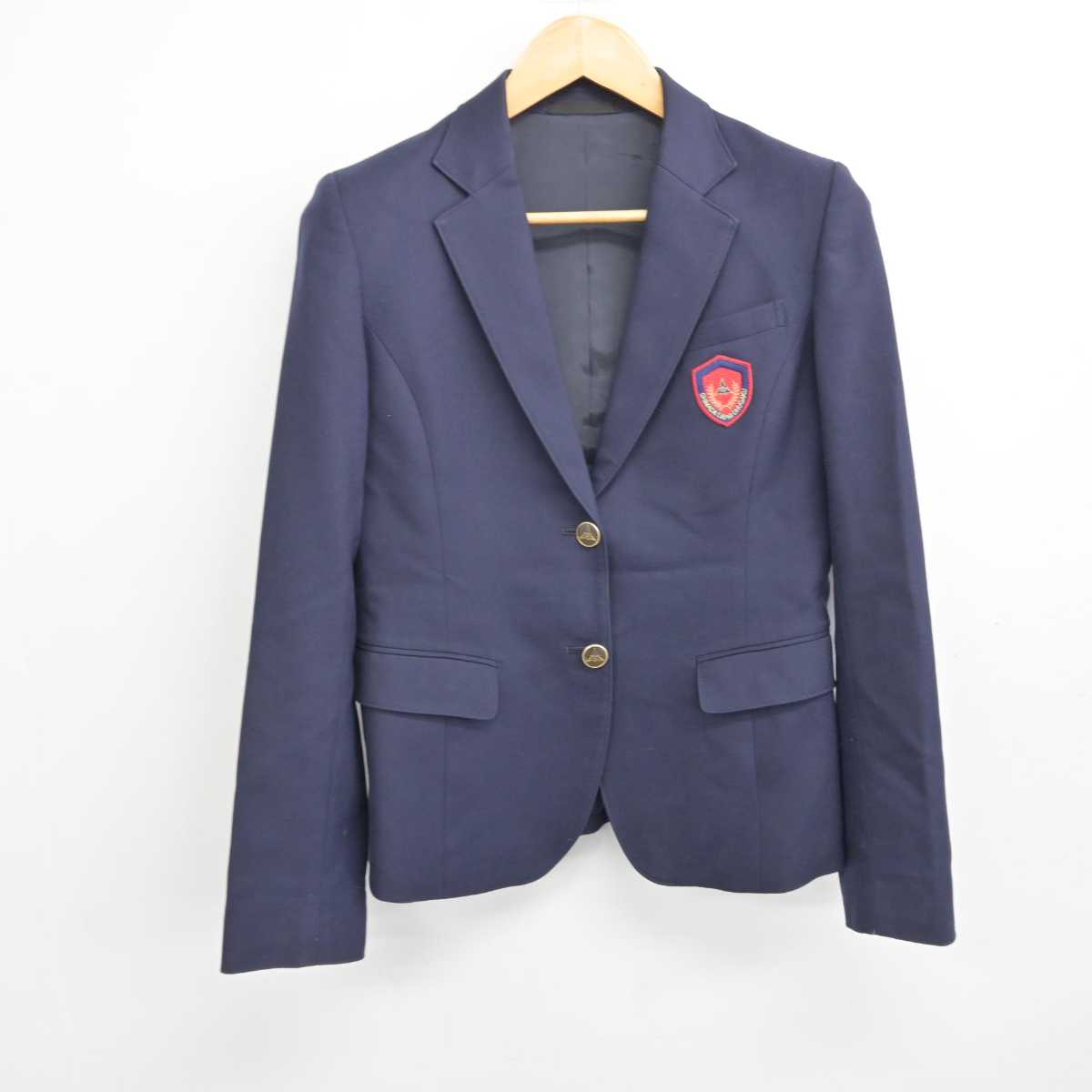 【中古】静岡県 島田第二中学校 女子制服 2点 (ブレザー・スカート) sf076442