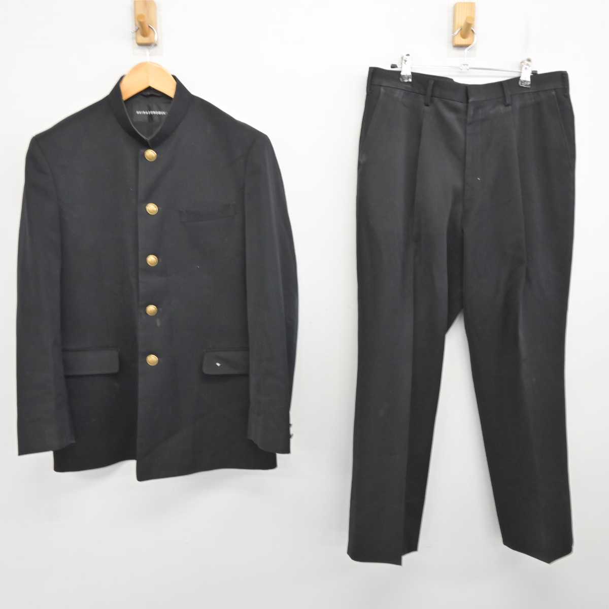 【中古】山口県 山口中央高等学校 男子制服 2点 (学ラン・ズボン) sf076446