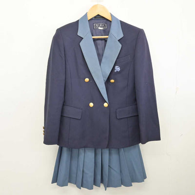 【中古】山口県 西京高等学校 女子制服 2点 (ブレザー・スカート) sf076447