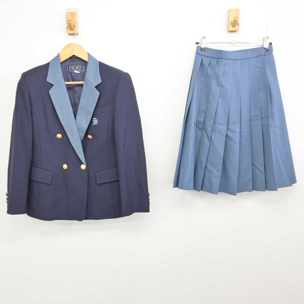 【中古】山口県 西京高等学校 女子制服 2点 (ブレザー・スカート) sf076447