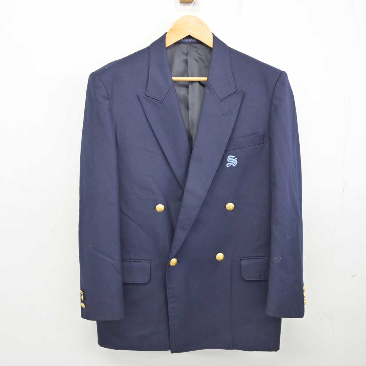 【中古】山口県 西京高等学校 男子制服 1点 (ブレザー) sf076455