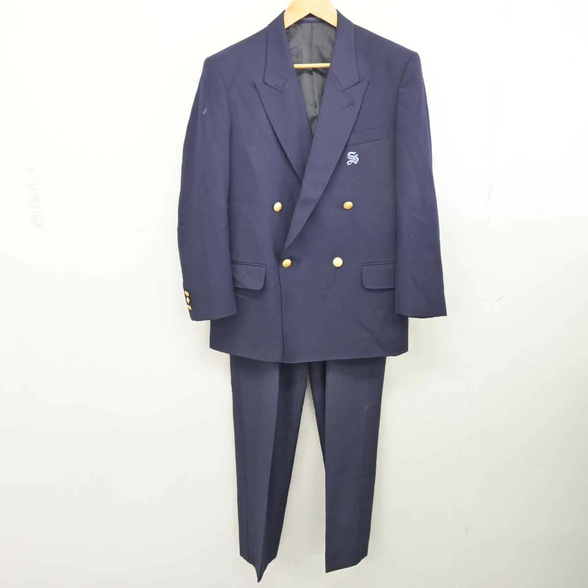 【中古】山口県 西京高等学校 男子制服 2点 (ブレザー・ズボン) sf076456