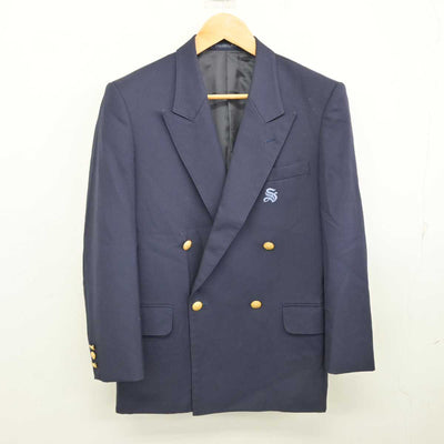 【中古】山口県 西京高等学校 男子制服 3点 (ブレザー・ズボン) sf076457