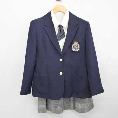 【中古】神奈川県 山手学院高等学校 女子制服 4点 (ブレザー・シャツ・スカート) sf076458