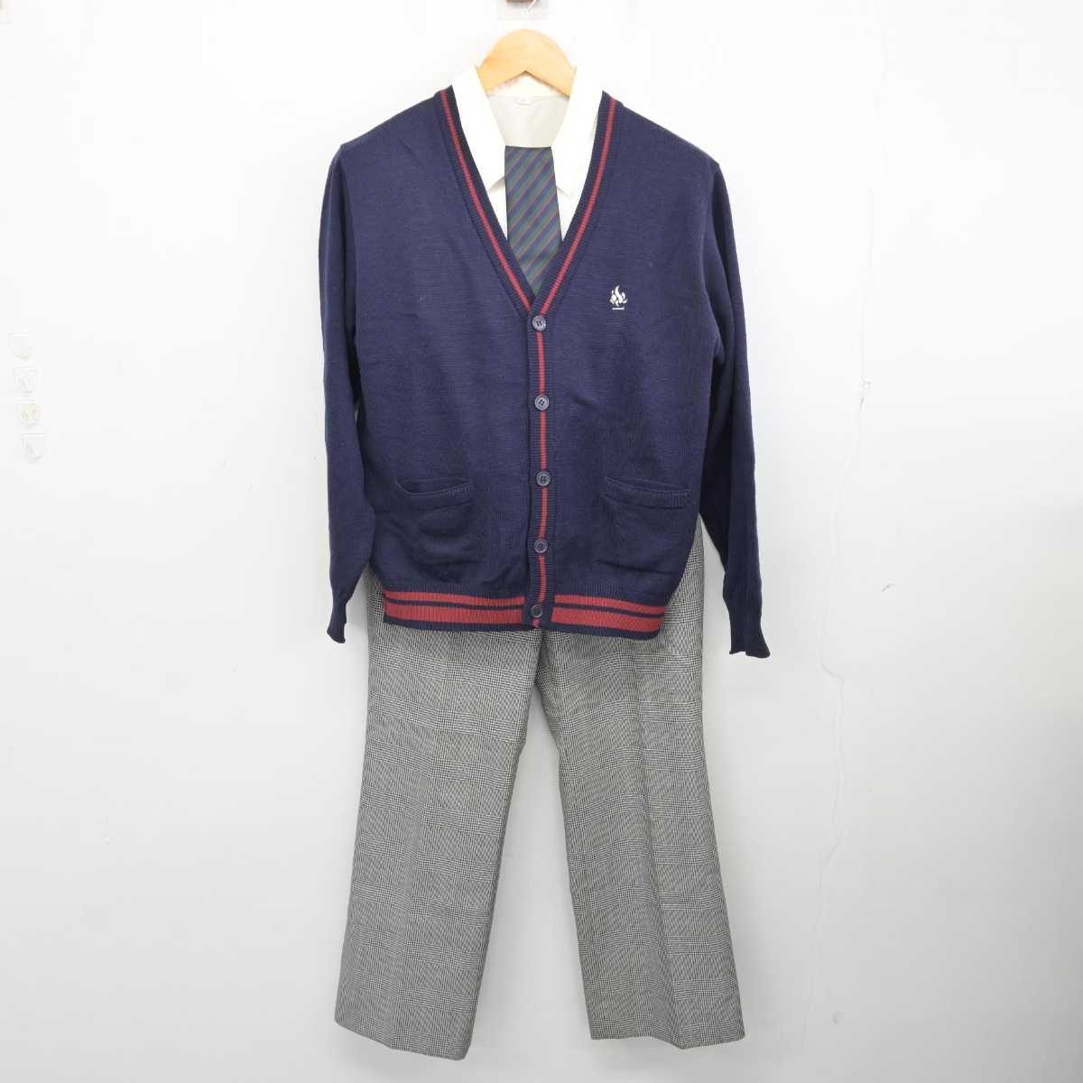 【中古】神奈川県 山手学院高等学校 女子制服 4点 (ニット・シャツ・ズボン) sf076459