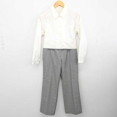 【中古】神奈川県 山手学院高等学校 女子制服 4点 (ニット・シャツ・ズボン) sf076459