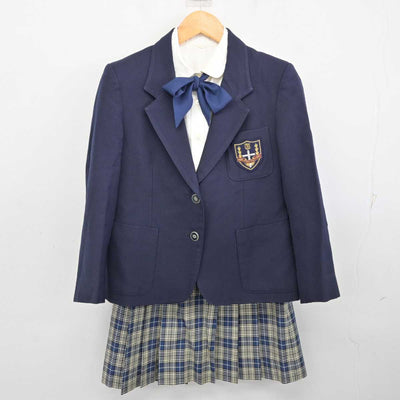 【中古】東京都 玉川聖学院高等部 女子制服 5点 (ブレザー・シャツ・スカート) sf076464