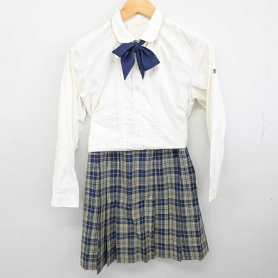 【中古】東京都 玉川聖学院高等部 女子制服 5点 (ブレザー・シャツ・スカート) sf076464