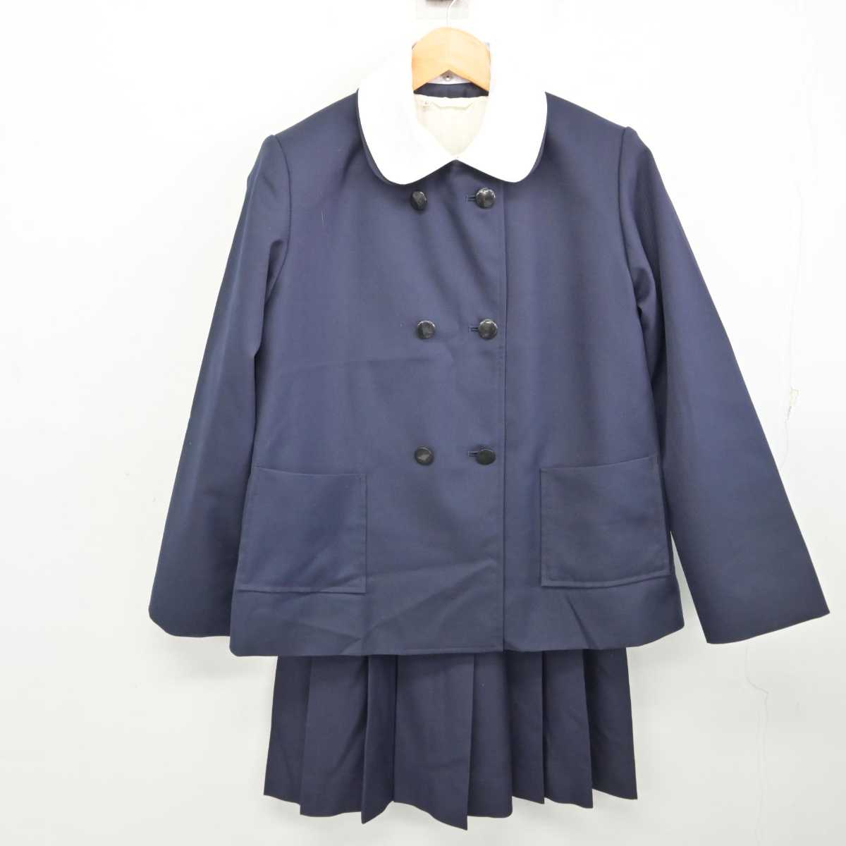 【中古】岡山県 吉備中学校 女子制服 4点 (ブレザー・シャツ・スカート) sf076472