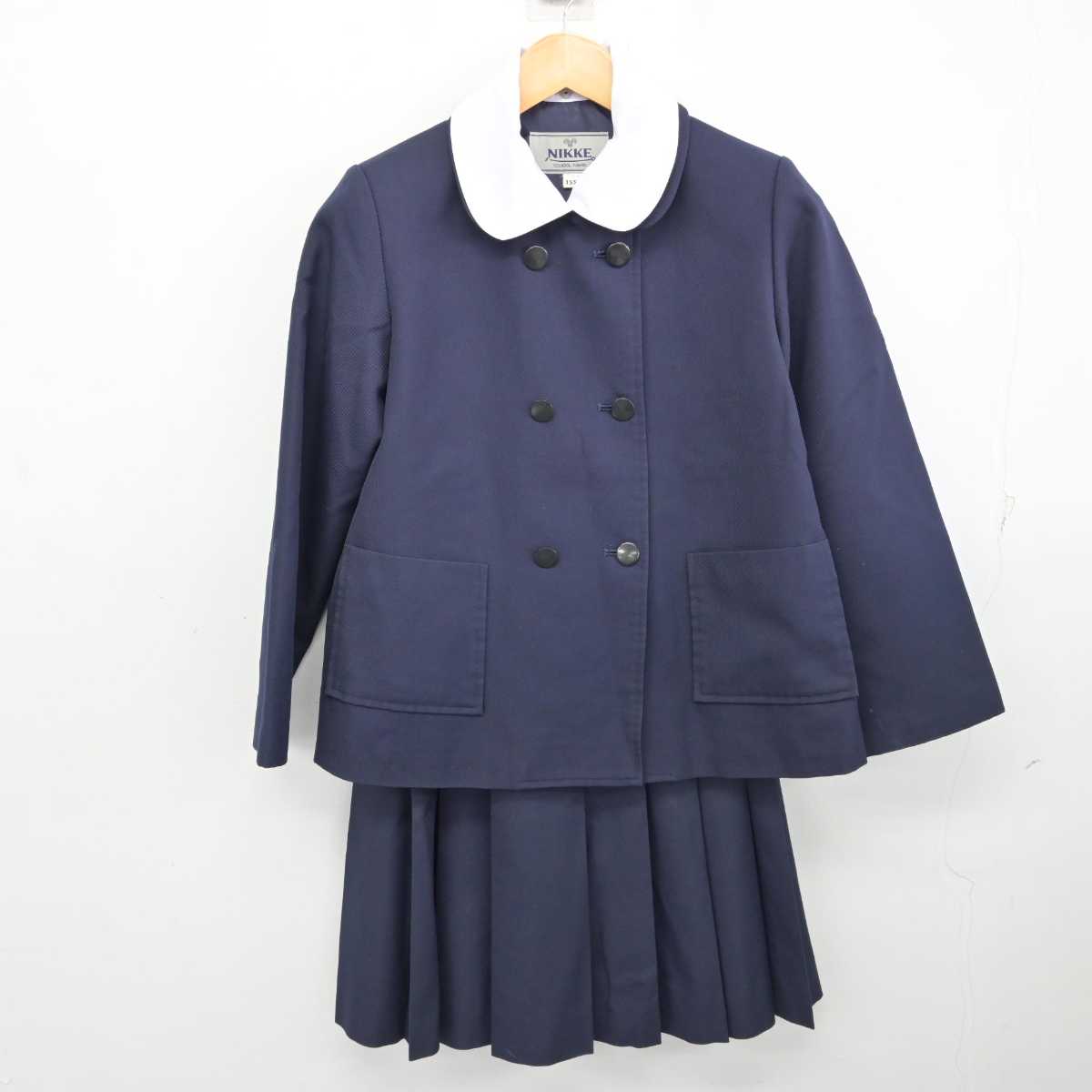 【中古】岡山県 吉備中学校 女子制服 2点 (ブレザー・スカート) sf076473