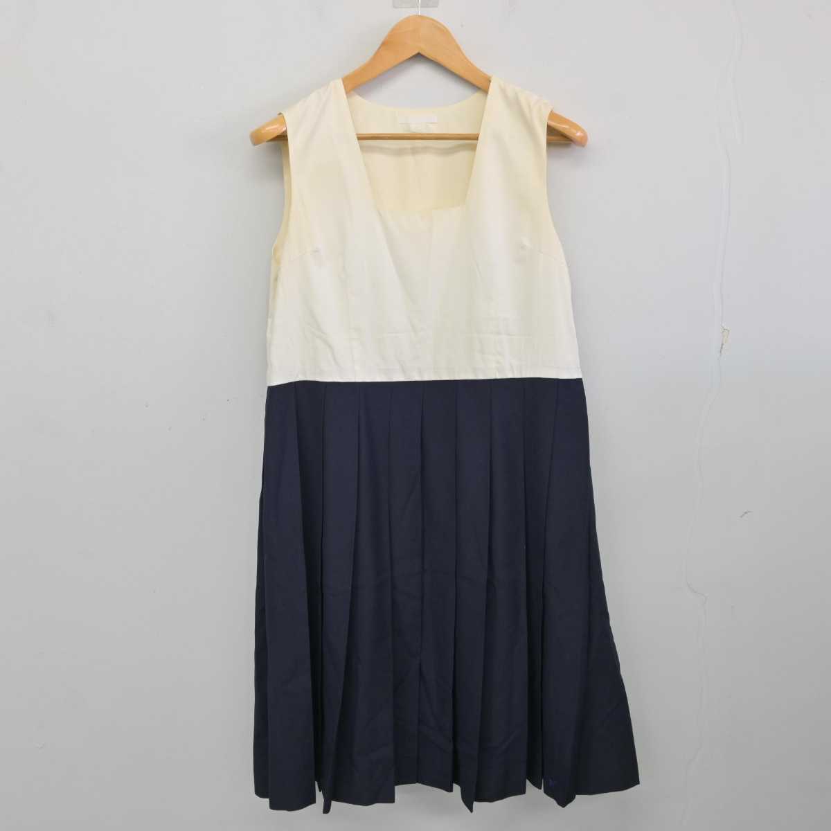 【中古】福岡県 博多女子高等学校 女子制服 3点 (セーラー服・ジャンパースカート) sf076475