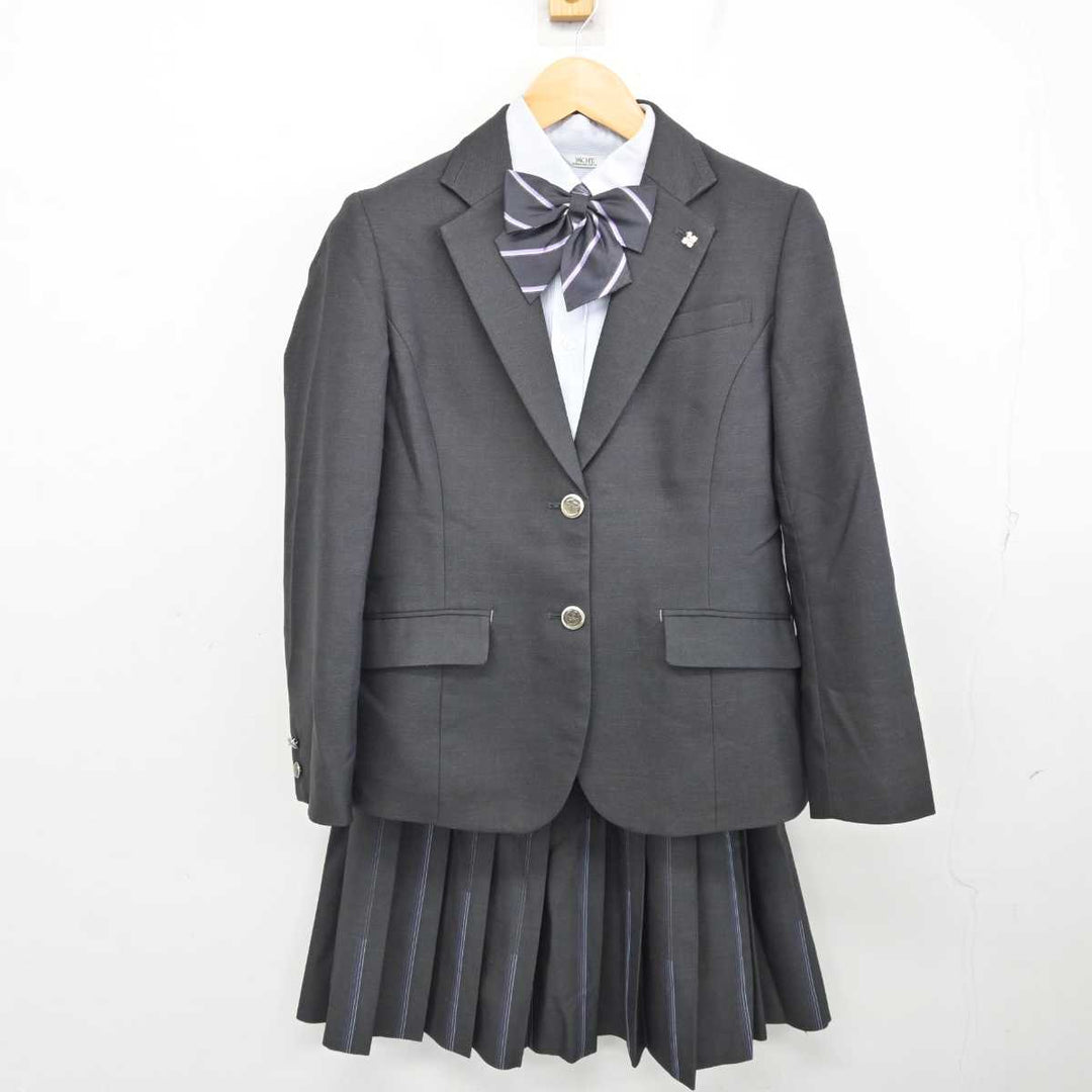 中古】千葉県 津田沼高等学校 女子制服 5点 (ブレザー・シャツ