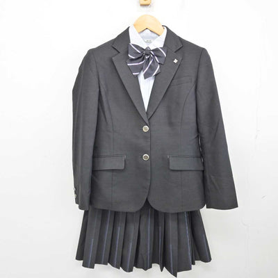 【中古】千葉県 津田沼高等学校 女子制服 5点 (ブレザー・シャツ・スカート) sf076476