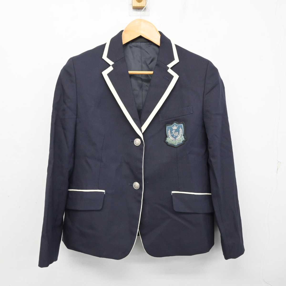 【中古】福島県 ふたば未来学園高等学校 女子制服 3点 (ブレザー・スカート) sf076494