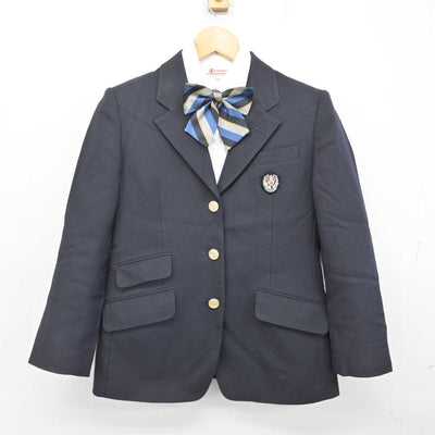 【中古】愛知県 愛知高等学校 女子制服 3点 (ブレザー・シャツ) sf076500