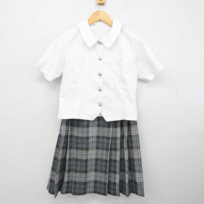 【中古】愛知県 愛知高等学校 女子制服 2点 (シャツ・スカート) sf076504