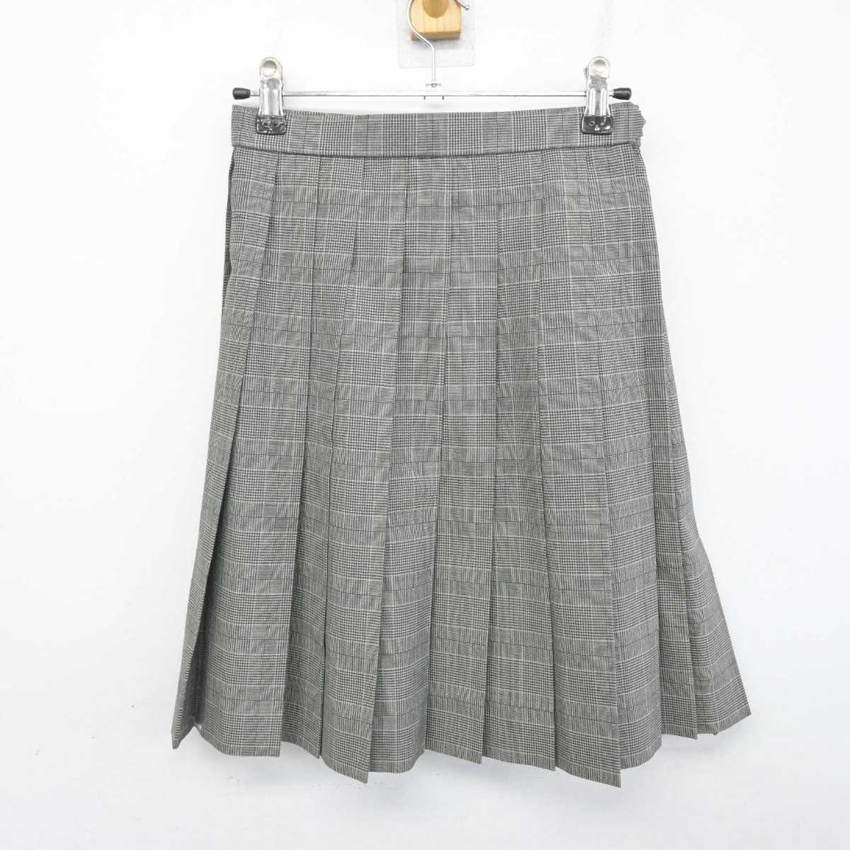 【中古】神奈川県 横浜創英高等学校 女子制服 3点 (ニットベスト・シャツ・スカート) sf076509