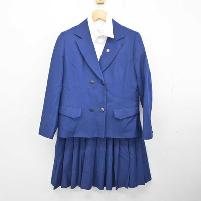 【中古】千葉県 検見川高等学校 女子制服 5点 (ブレザー・シャツ・スカート) sf076516