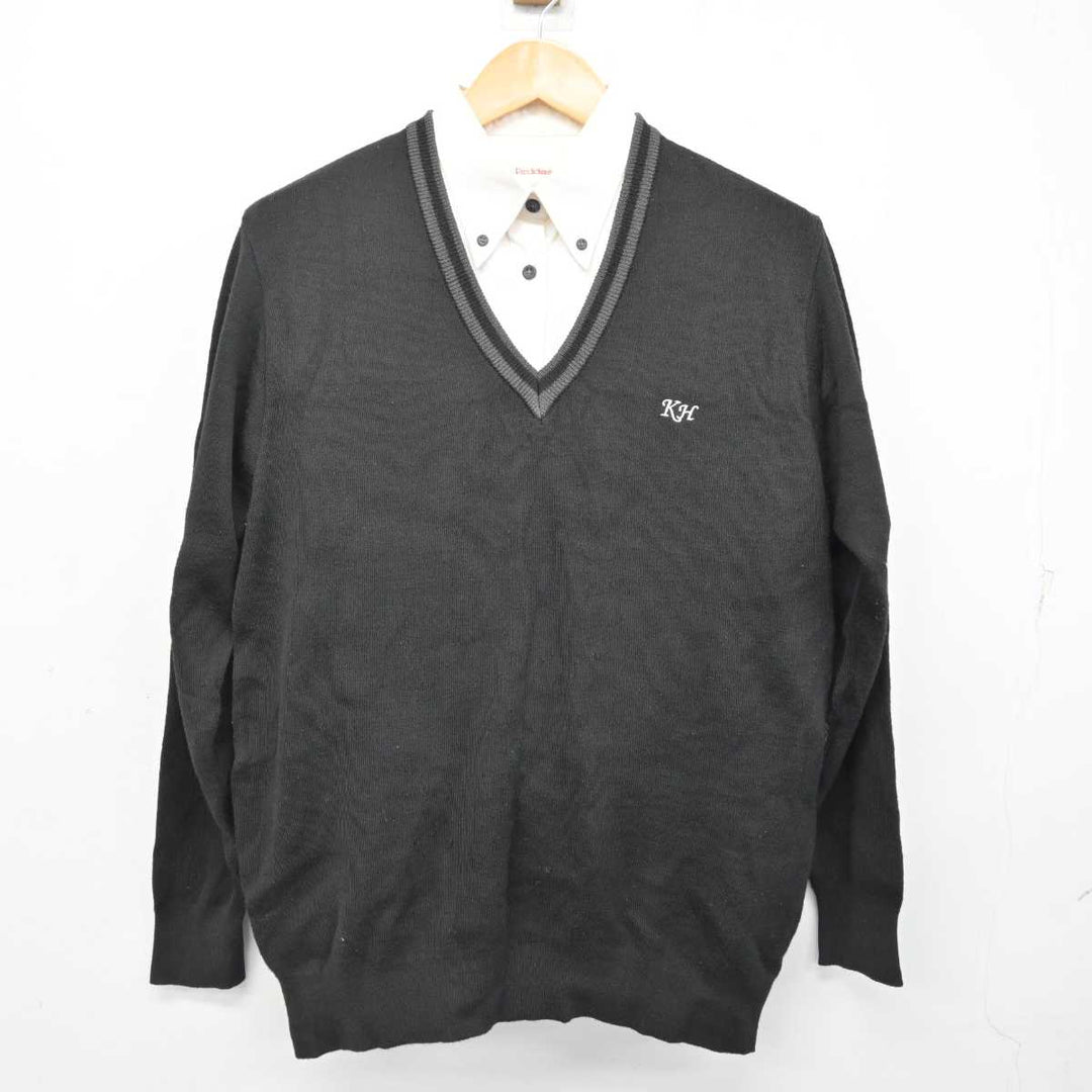 【中古】埼玉県 川越初雁高等学校 女子制服 2点 (ニット・シャツ) sf076524 | 中古制服通販パレイド